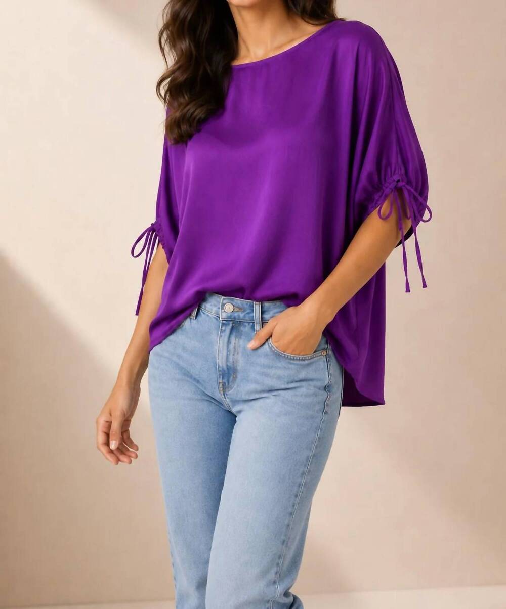 NEW NAKED ZEBRA grace top in violet